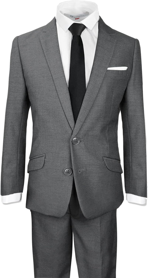 Signature Boys' Slim Fit Suit Complete Outfit