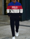 Casual Fashion Men's Long-Sleeve Pants Set