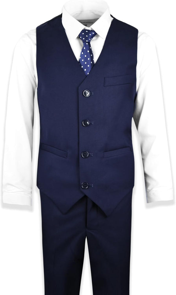 Signature Boys' Slim Fit Suit Complete Outfit
