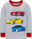 Pajamas Boys Race Car Pjs Christmas Kids Cotton Pyjamas Girls Cool School Sleepwear Size 7