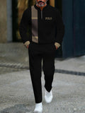Casual Fashion Men's Long-Sleeve Pants Set
