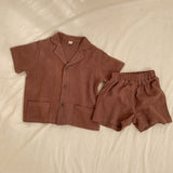 Summer Baby Clothes Set - Shirt & Shorts for Infants