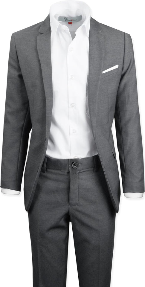 Signature Boys' Slim Fit Suit Complete Outfit