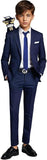 Signature Boys' Slim Fit Suit Complete Outfit